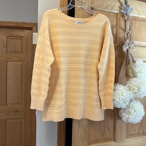 CJ Banks - Pretty Yellow Pullover Sweater - Size Large